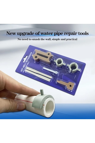 Cloudstore Pipe Leak Repair Clamp 8 Parça Ppr Pe Boru Tamir Seti Conta Çubuk Acil Su Kaçağı