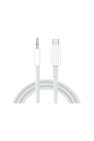 Schitec Type-c To 3.5mm Aux Ses Kablosu Dönüştürücü Beyaz Ax806