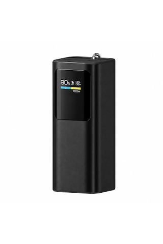 100w Ultra Hızlı Şarj Powerbank 20000 Mah Pd 3.0 Tft Ekranlı Dahili Type-c Kablolu Siyah