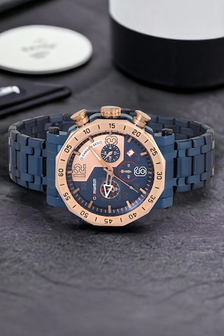 Comwatch Lacivert Full Fonksiyon Çelik Kordon Çelik Kasa Erkek Kol Saati Crono Sdcmw021 Lacivert