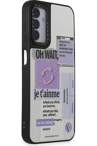 Uray Store Samsung Galaxy Uyumlu M14 5g Kılıf Mirror Desenli Kapak - Mirror - 4
