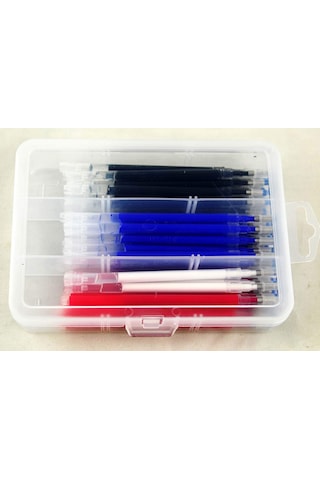 İşkur Makina Isı İle Uçan Silinebilen Refill Kalem İçi Ve Kalem Seti 40 Adet