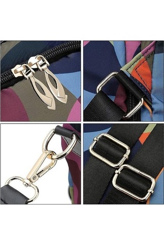 Yulong Yrchenglı Kadın Naylon Hırsızlığa Karşı Dayanıklı Sırt Çok Renkli