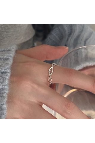 Kadınlar İçin Özel Olarak Tasarlanmış Benzersiz Düz Bantlı Yüzük No.80 Çok Renkli