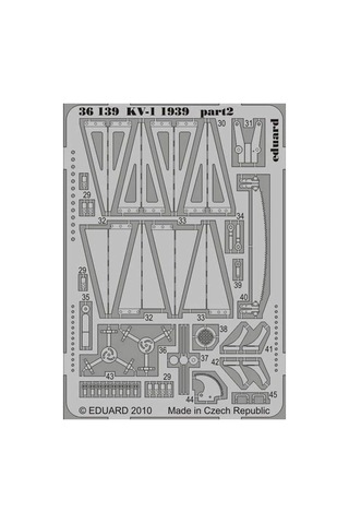 Eduard 36139 Kv-1 1939 - For Tru- Std.photo Etched Sets