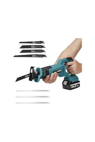 Stilmax TKT4810T 48V Samsung Çift Akülü Tilki Kuyruğu Testere + 7 Bıçak