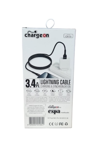 3.4 A Type-c - Lighting Hızlı Şarj Kablosu 1 Metre