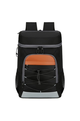 Qingmipy Sıcak-sojuk Saklama Isı Yalıtımlı Pansumanlı Outdoor Mutfak Çanta, Su Geçirmez Oxford Kumaş, Büyük Kapasite野营/野餐/午餐适用 Siyah Siyah