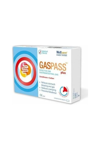 Wellcare Gasspass Plus 20 Tablet