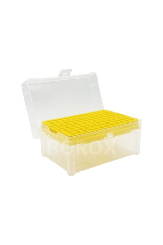 Boş Pipet Ucu Kutusu 2-200ul İçin Mikropipet Tip Box 96'lı