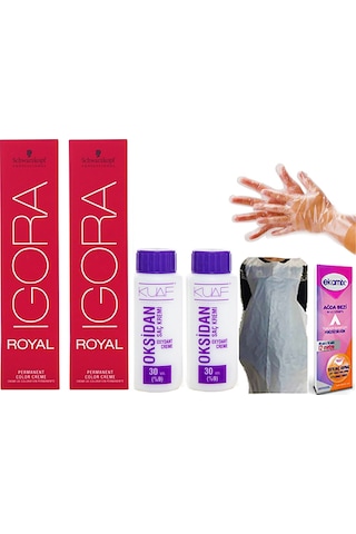 Igora Royal 9 - 98 Sarı Viyole Kızıl 2Adet+Oksidan 30Vol 2Adet