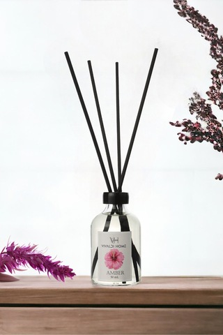 Vivaldi Home Amber Çiçeği Çubuklu Oda Kokusu Esansiyel Uçucu Yağ 50 ML