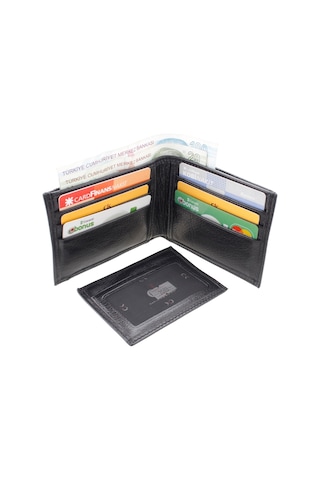 Clk Bizoon % 100 Deri Erkek Cüzdan Ve Kartlık 2002
