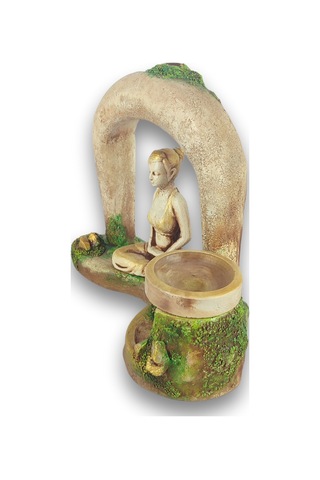 Yogacı Kız Buhurdanlık Geriakış Tütsülük