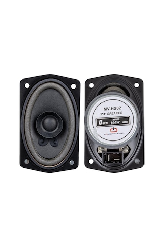 Magicvoice Mv-hs02 3x4'' 7.5x10 Cm 8 Ohm Max 100 Watt Oval Oto Hoparlör