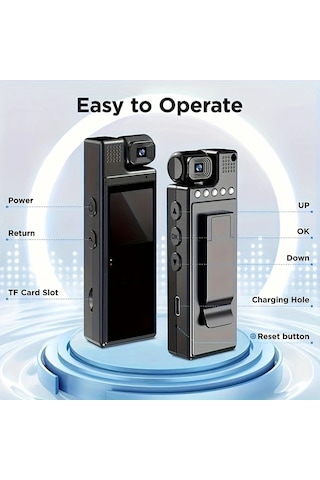 Xuweiwei Black Night Vision Usb Güvenlik Kamerası Wifi Gerektirmeyen Body Kamera Bebek Bakıcı Kamerası Ev Ofis Güvenlik Kamerası