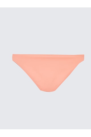 Lcw Dream Mercan Düz Raşel Kumaş Kadın Bikini Alt