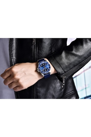 Pagani Design Pd-1639 Submariner Lüks Paslanmaz Çelik 100m Su Geçirmez Safir Cam İş Spor Otomatik Erkek Saati Mavi Diğer