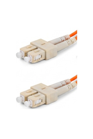 Alfafonet Sc/pc-sc/pc Multimode Om2 Dupleks 10 Metre Fiber Patch Cord