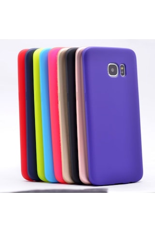 Samsung Galaxy S7 Edge Kilif Soft Mat Silikon Korunakli Kapak 409710203