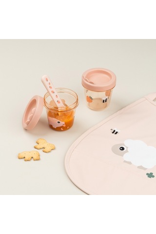 Done By Deer - Tiny Farm - 2'li Atıştırmalık Kabı - Pembe