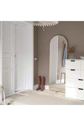 Ikea Lindbyn Boy Aynası 60x170 Cm Altın