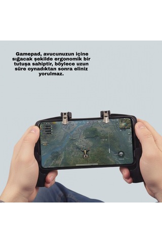 Dört Parmak Destekli Mobil Gamepad Tetikli Oyun Kontrolcüsü Ergonomik Ve Hassas Kontrol