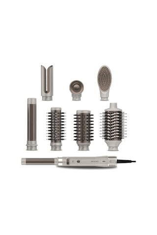 Ceramiccare 8in1 Airglam Gyro Champagne Saç Şekillendirme Seti Altın