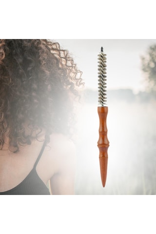 Homyl Küçük Yuvarlak Saç Fırçası Patlama Şekillendirici Salon Kuaför Fırçası