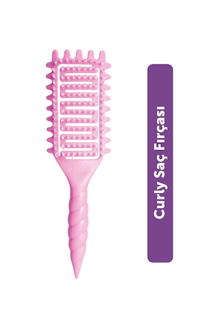 Pro Curlybrush - Kıvırcık Saçlar İçin Bukle Belirginleştirici Saç Fırçası Pembe Pro Curlybrush - Kıvırcık Saçlar İçin Bukle Belirginleştirici Saç Fırçası Pembe