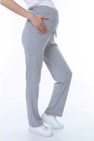 Luvmabelly Myra8501 Beli Ayarlanabilir Hamile Günlük Ev Pantolonu -gri