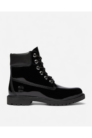Timberland Timberland Premium 6 Inch Lace Up Waterp Kadın Black Patent Leather Bot Tb0a43f8el61 Siyah
