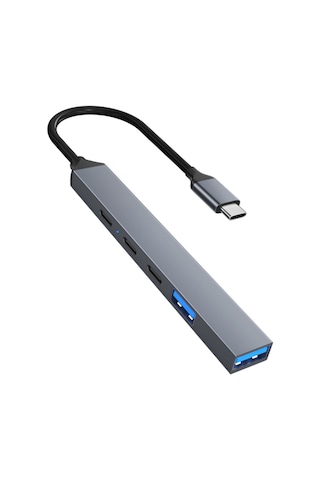 5in1 Type-c To Usb 3.0 Pd Çoklayıcı 100w Şarj Adaptörü - Fc902