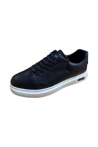 Luis Figo Hakiki Deri Erkek Sneaker Ayakkabı Ckr01068 Siyah - Beyaz