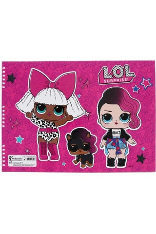 Lol 25x35cm 15 Yaprak Spiralli Resim Defteri