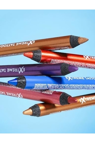 Mat Kalıcı Göz Kalemi Mavi - Extreme Tattoo Gel Pencil - 004 Intense Blue - 8682536028868 0 24163642
