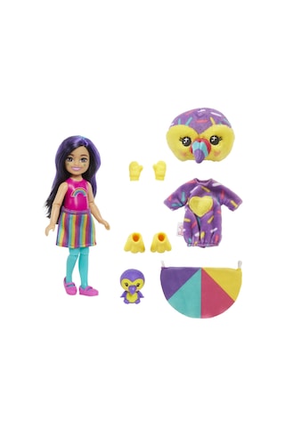 Barbie Cutie Reveal Bebekler Chelsea Tropikal Orman Serisi HKR16