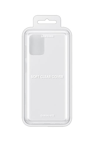 Samsung Uyumlu Galaxy A12 Soft Clear Cover Yumusak Seffaf Kilif Ef-Qa125 525125231