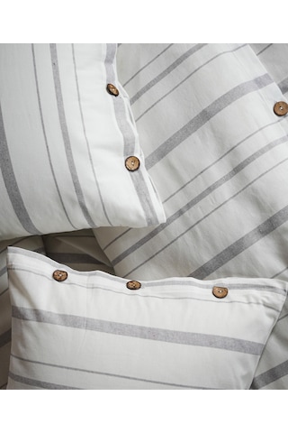 Cotton Collection Tek Kişilik Çizgili Nevresim Seti Solinea Renkli