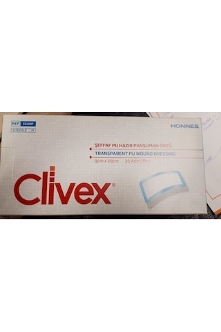 Şeffaf Pu Hazır Pansuman Örtü 9cmx20cm 25 Adet C6120p