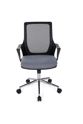 Ofisbazaar Alf Fileli Çalışma Koltuğu Ergonomik Şef Ve Toplantı Koltuğu Gri Gri