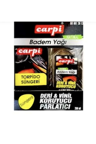Carub Deri&vinil Torpido Koruyucu-parlatıcı 200ml Badem Yağı