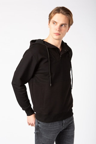 Vigoss Erkek Kapşonlu Sweatshırt 62136-30034 - Siyah