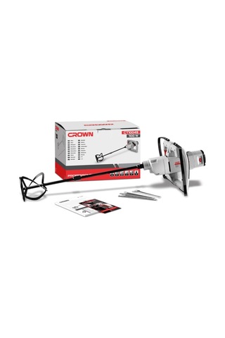 Crown CT10049 1100W Boya ve Harç Karıştırıcı Mikser 120 MM