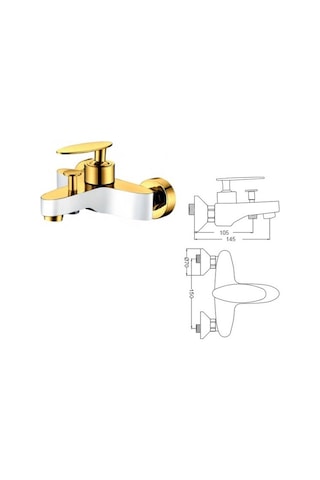 Gms Pera Mix Banyo Bataryası Altın