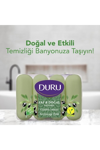 Duru Saf&dogal Zeytinyağlı Sabun, 70 Gramx4