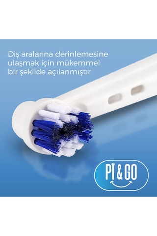 Lexroo Pi&go Oral B Şarjlı Diş Fırçası Uyumlu Yedek Başlık