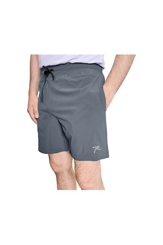 Raru Dokuma Şort Perdo Gri