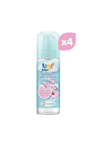 Uni Baby Çiçeksi Kokular Bebek Kolonyası 4 X 150 Ml
