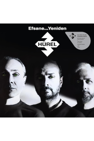 3 Hürel Efsane Yeniden Plak Lp - İlk Kez Plak Formatında Bir Sevmek Bin Defa Ölmek Demekmiş & Sana Değmez, Bu Albümde